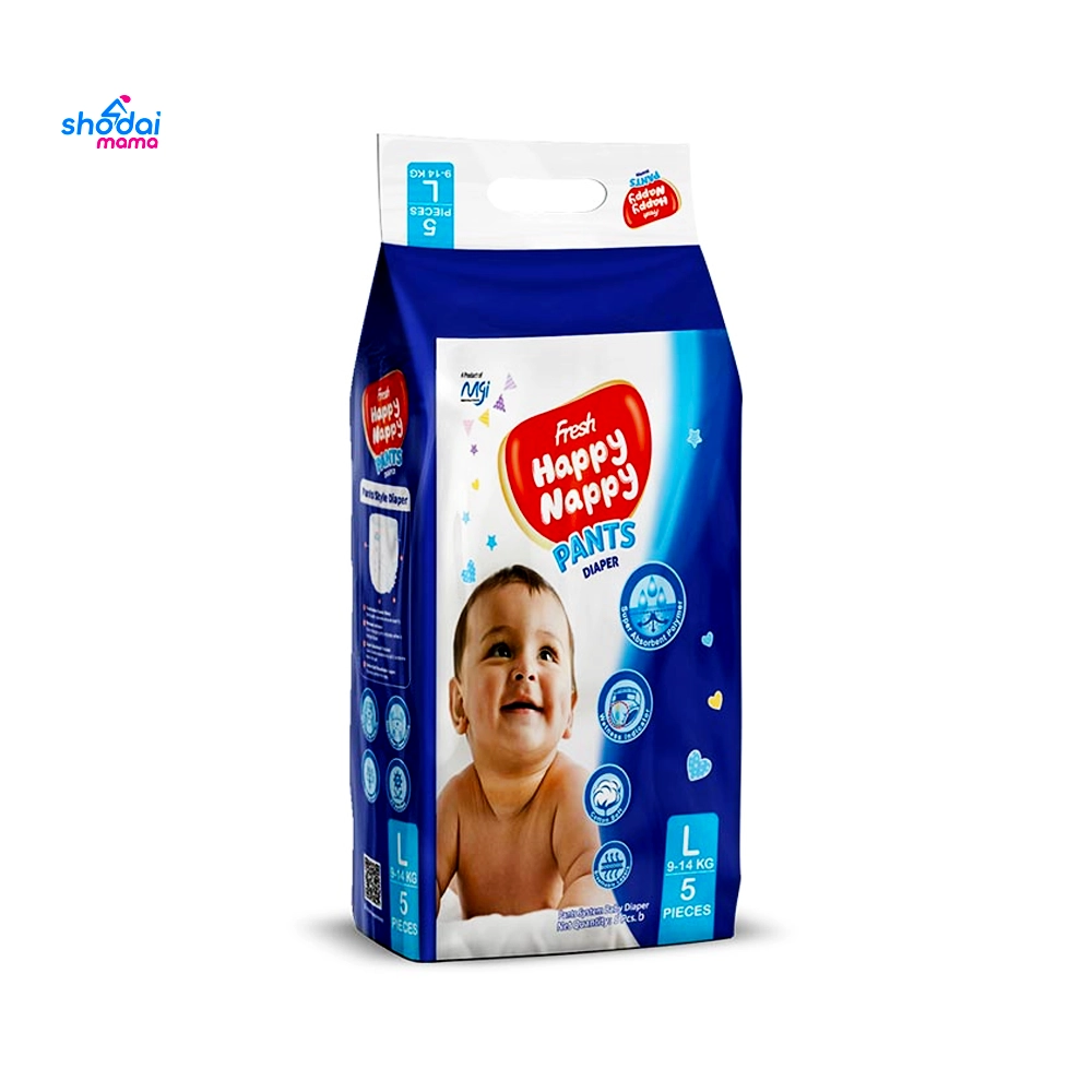 Fresh Happy Nappy Pant Diaper L (9-14 kg) 5 pcs
